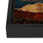 Amber Dusk Framed Canvas Print Gallery Image 3