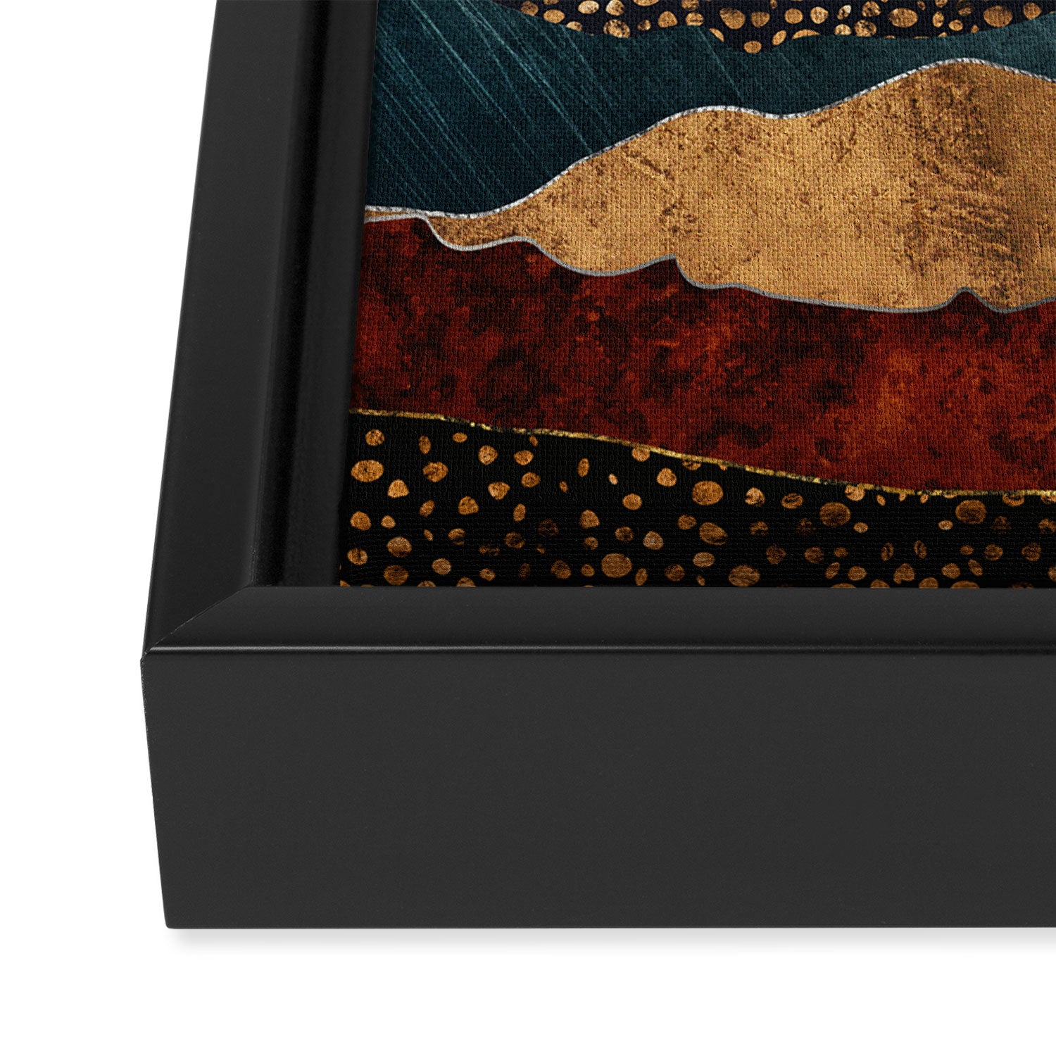 Amber Dusk Framed Canvas Print Gallery Image 3