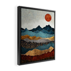 Amber Dusk Framed Canvas Print Gallery Image 2