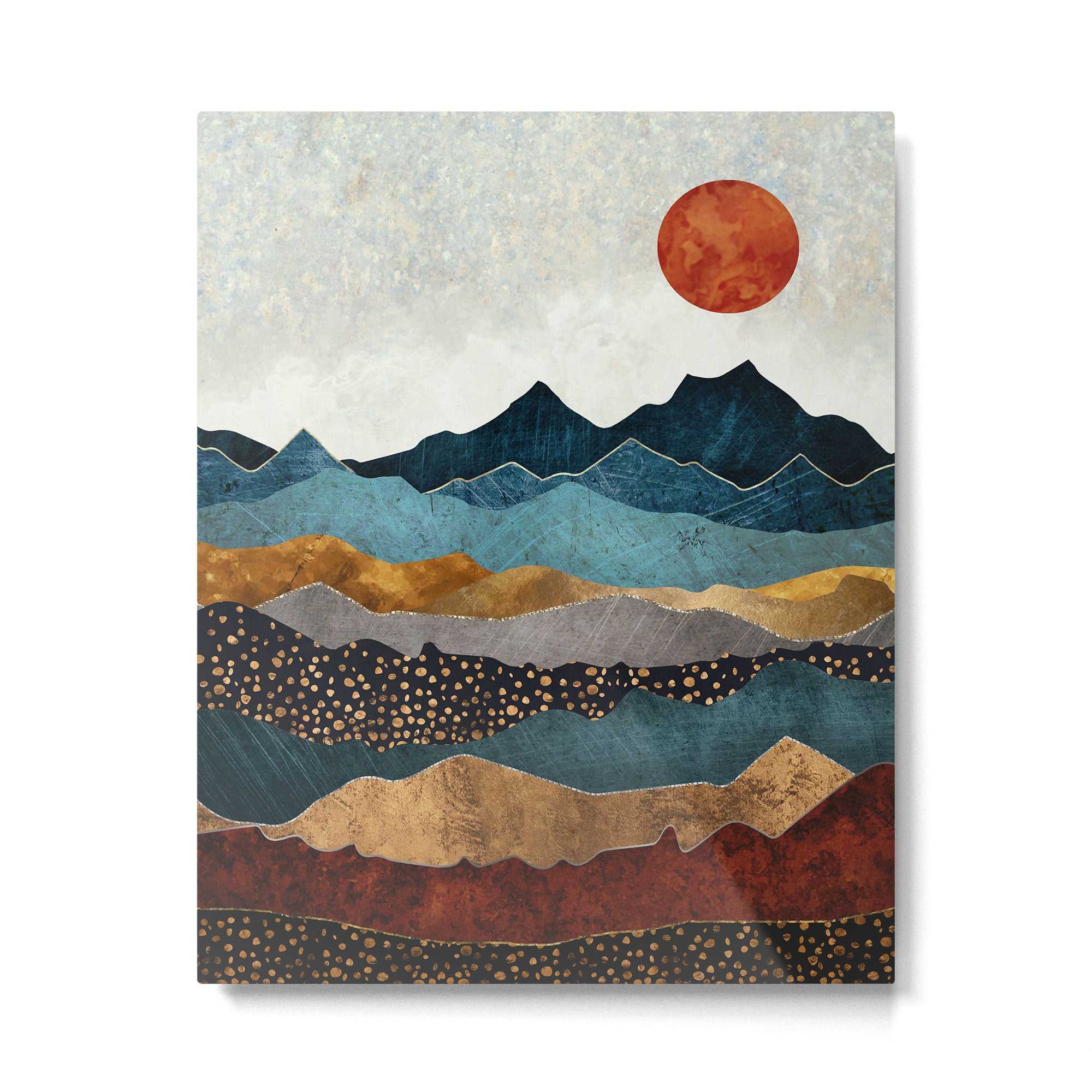 Amber Dusk Metal Print Gallery Image 6