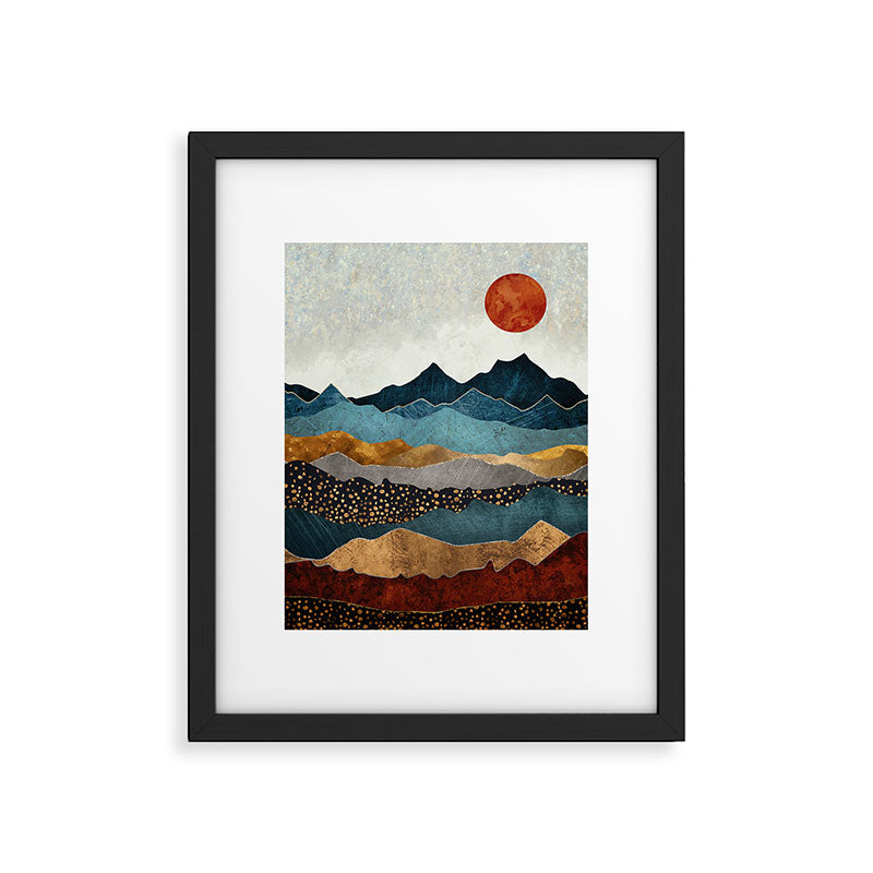 Amber Dusk Framed Art Print Gallery Image 6