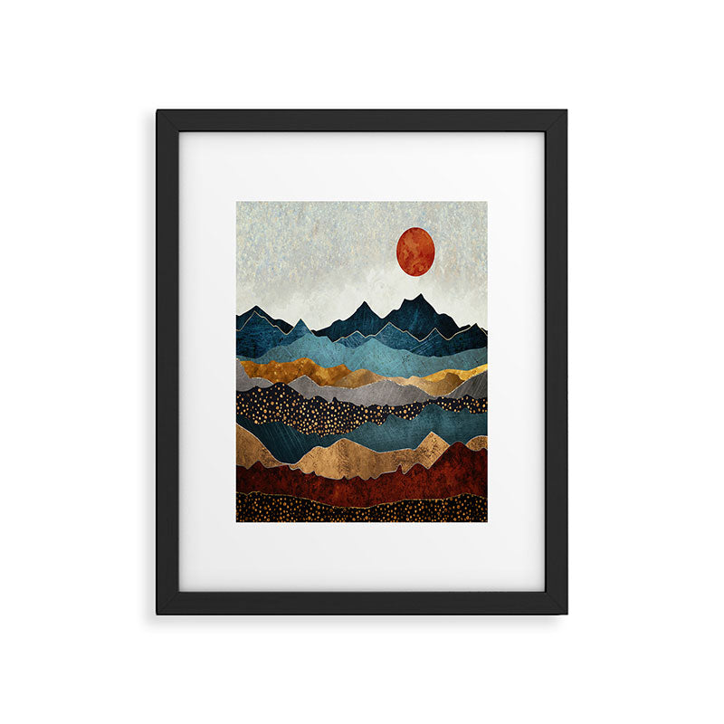 Amber Dusk Framed Art Print Gallery Image 4