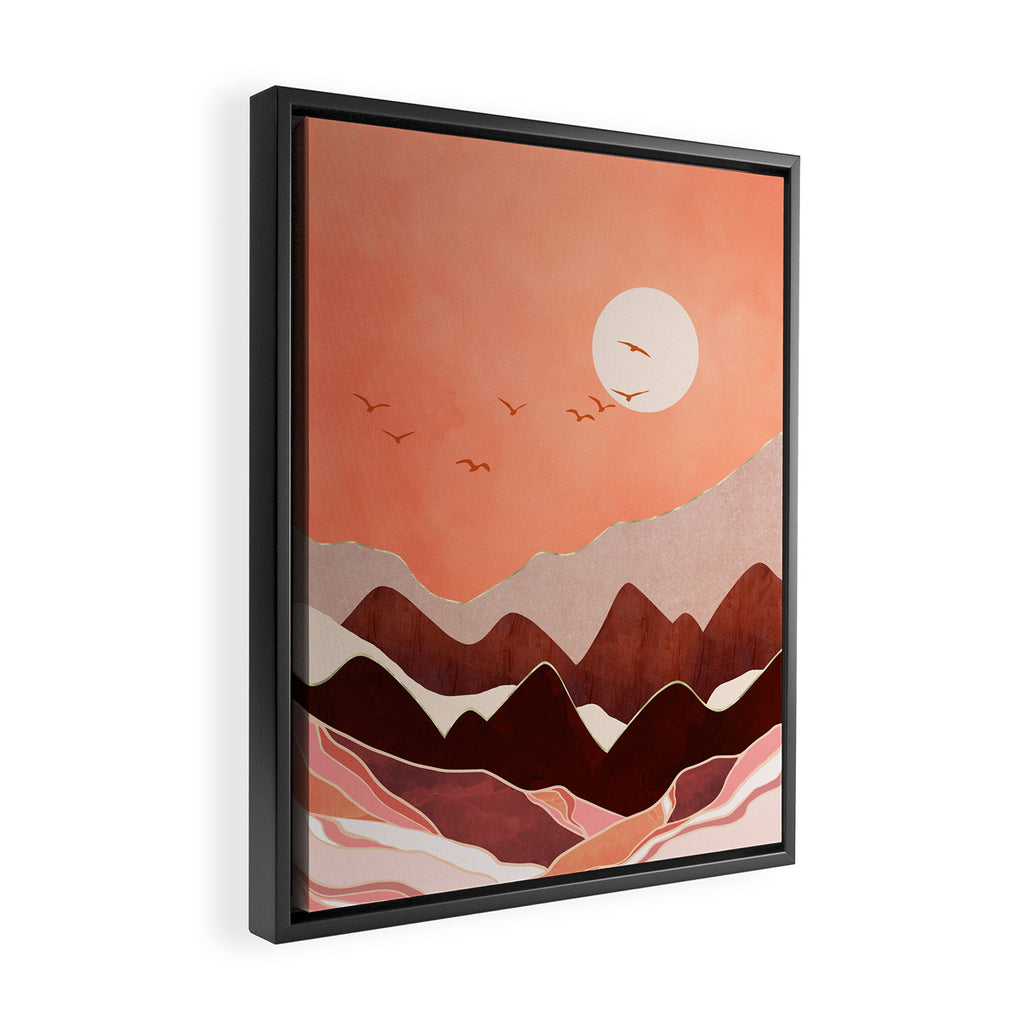 Amber Hills Framed Canvas Print Gallery Image 2