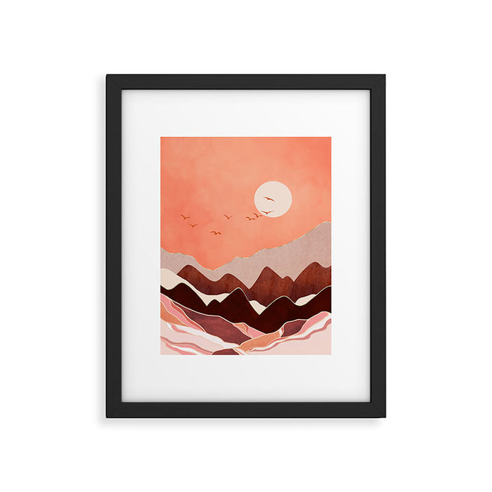 Amber Hills Framed Art Print Gallery Image 1