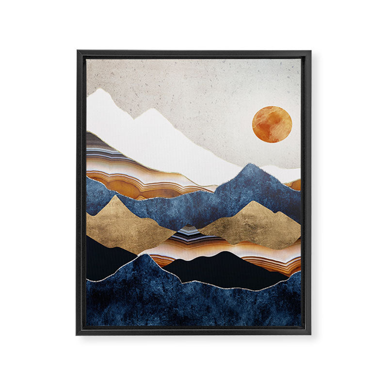 Amber Sun Framed Canvas Print Gallery Image 8