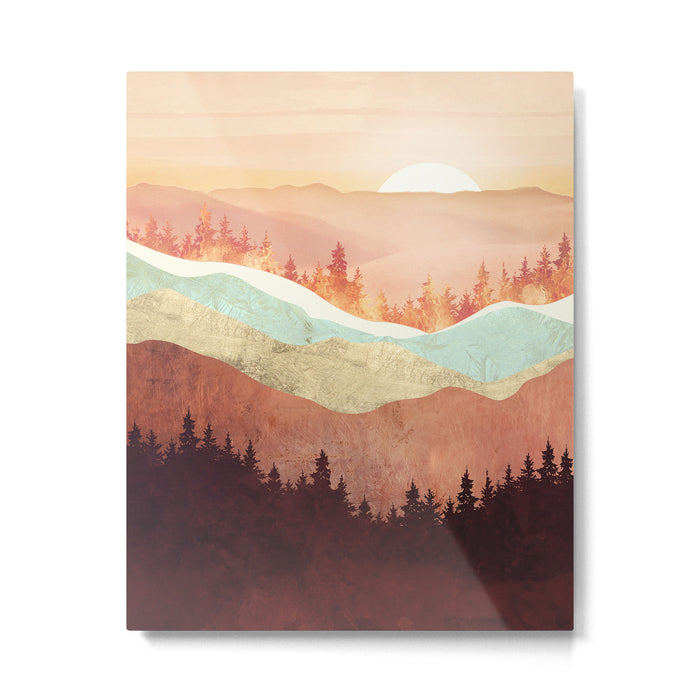 Amber Vista Metal Print Gallery Image 1