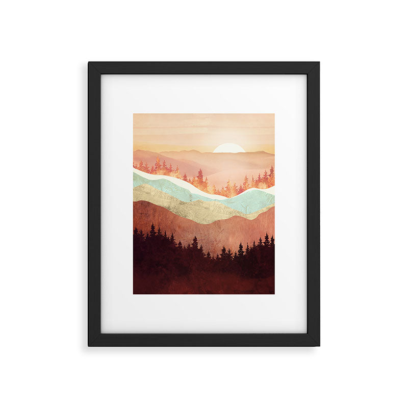 Amber Vista Framed Art Print Gallery Image 6