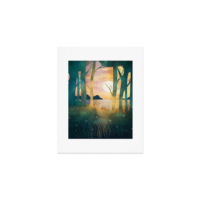 Autumn Evening Art Print Gallery Image 1
