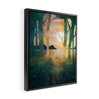 Autumn Evening Framed Canvas Print Gallery Image 2