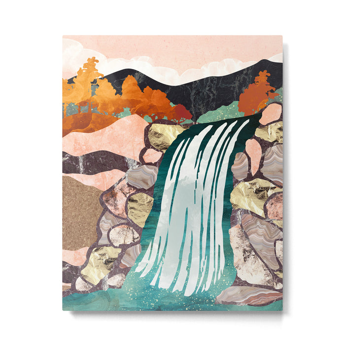 Autumn Falls Metal Print Gallery Image 1