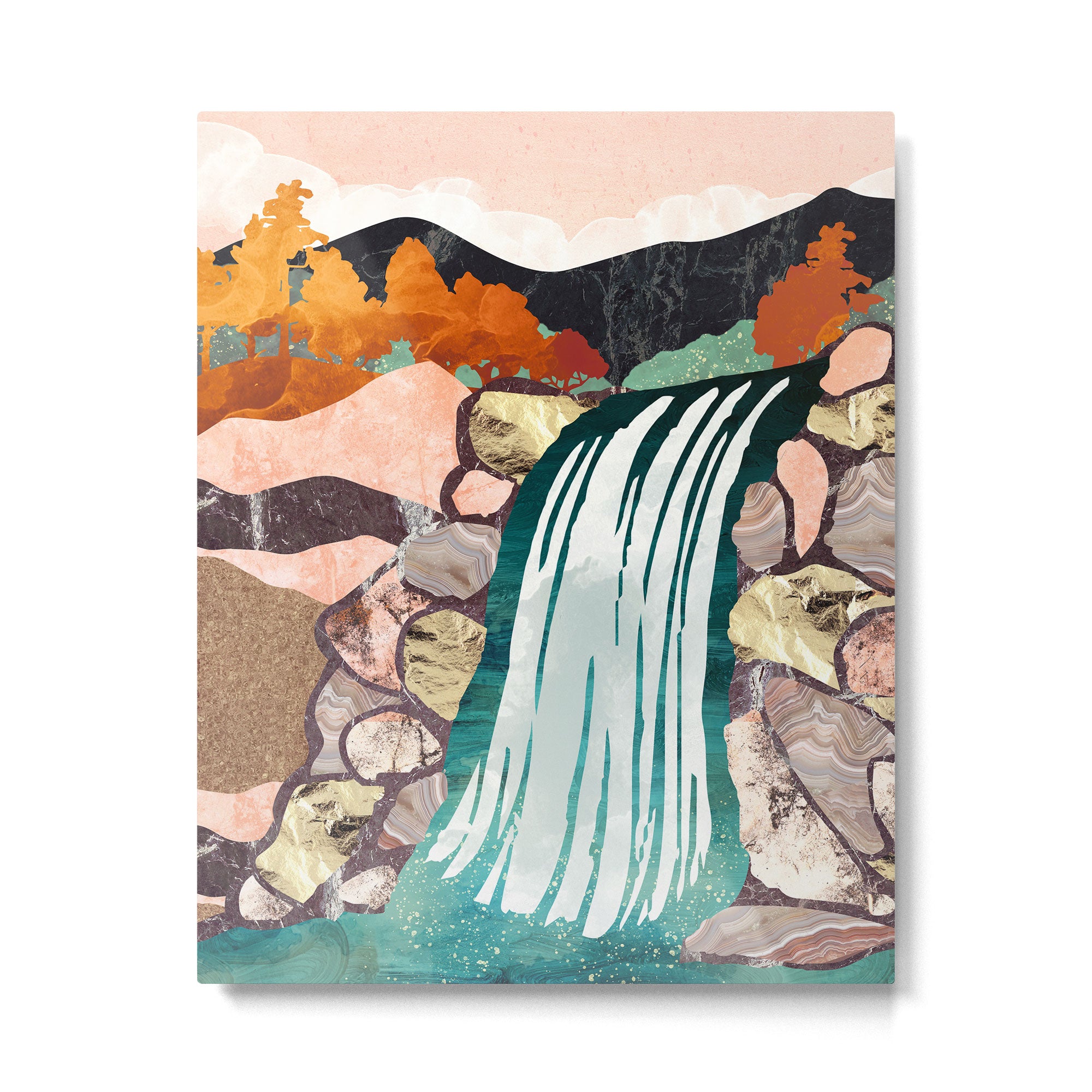 Autumn Falls Metal Print Gallery Image 6