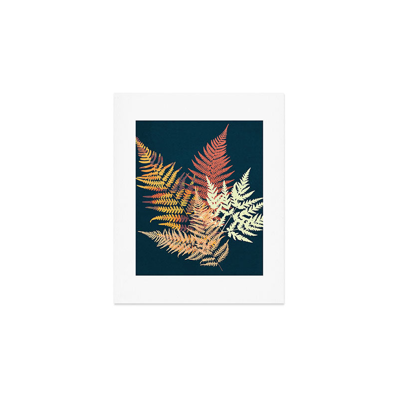 Autumn Fern Art Print Gallery Image 1