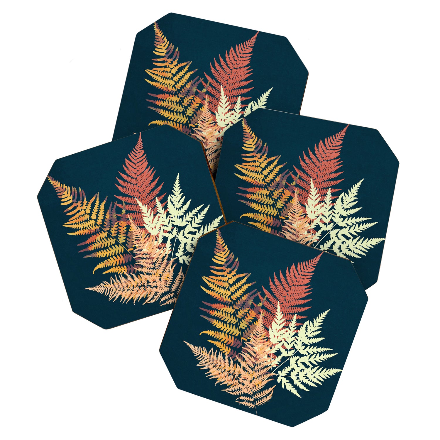 Autumn Fern Coaster Gallery Image 1
