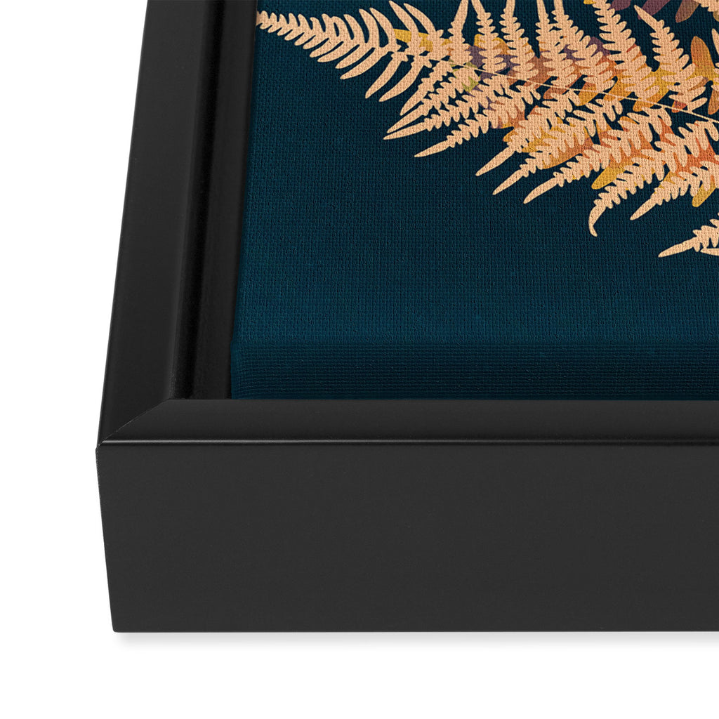 Autumn Fern Framed Canvas Print Gallery Image 3