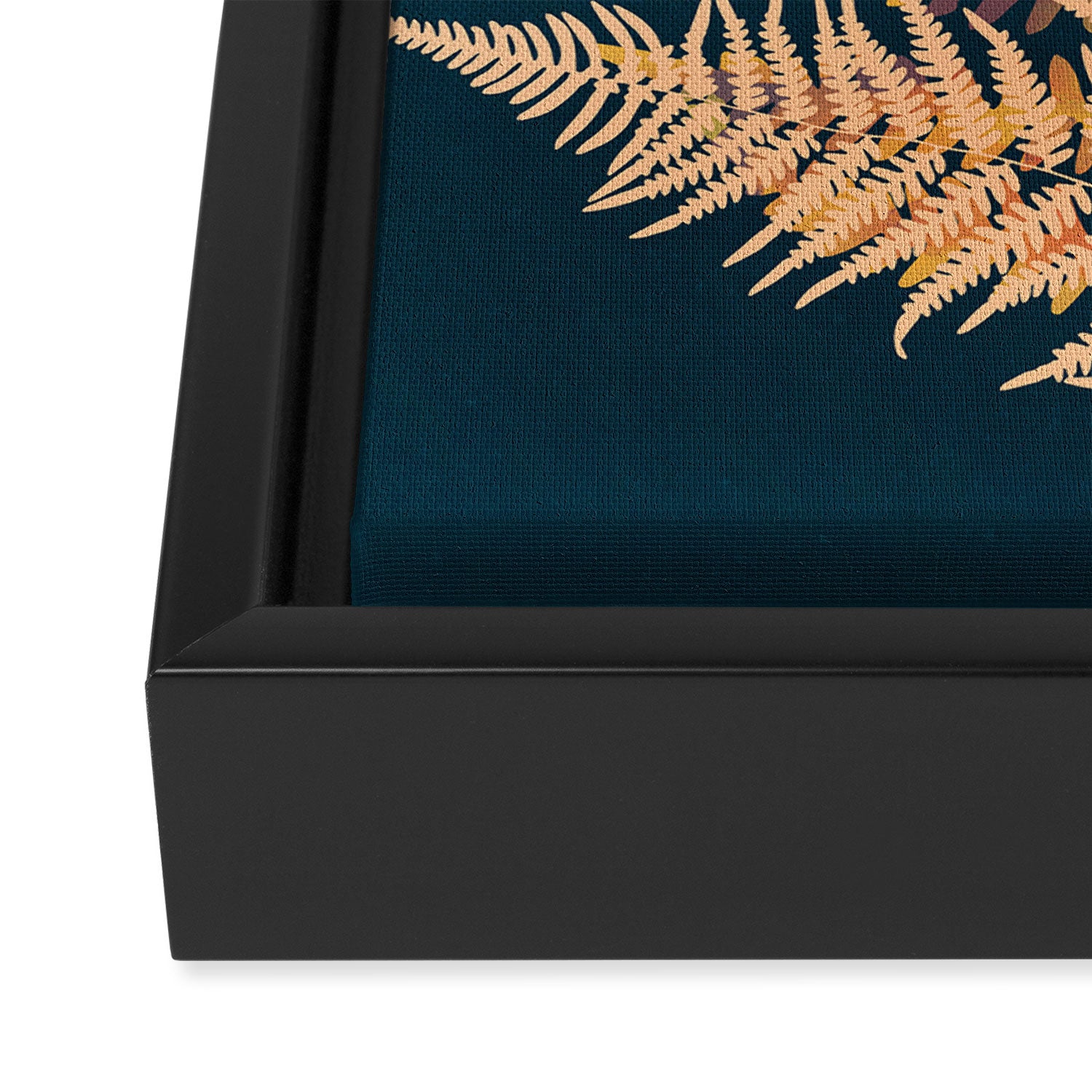 Autumn Fern Framed Canvas Print Gallery Image 3