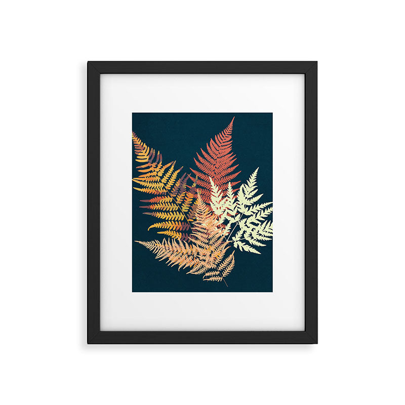 Autumn Fern Framed Art Print Gallery Image 6