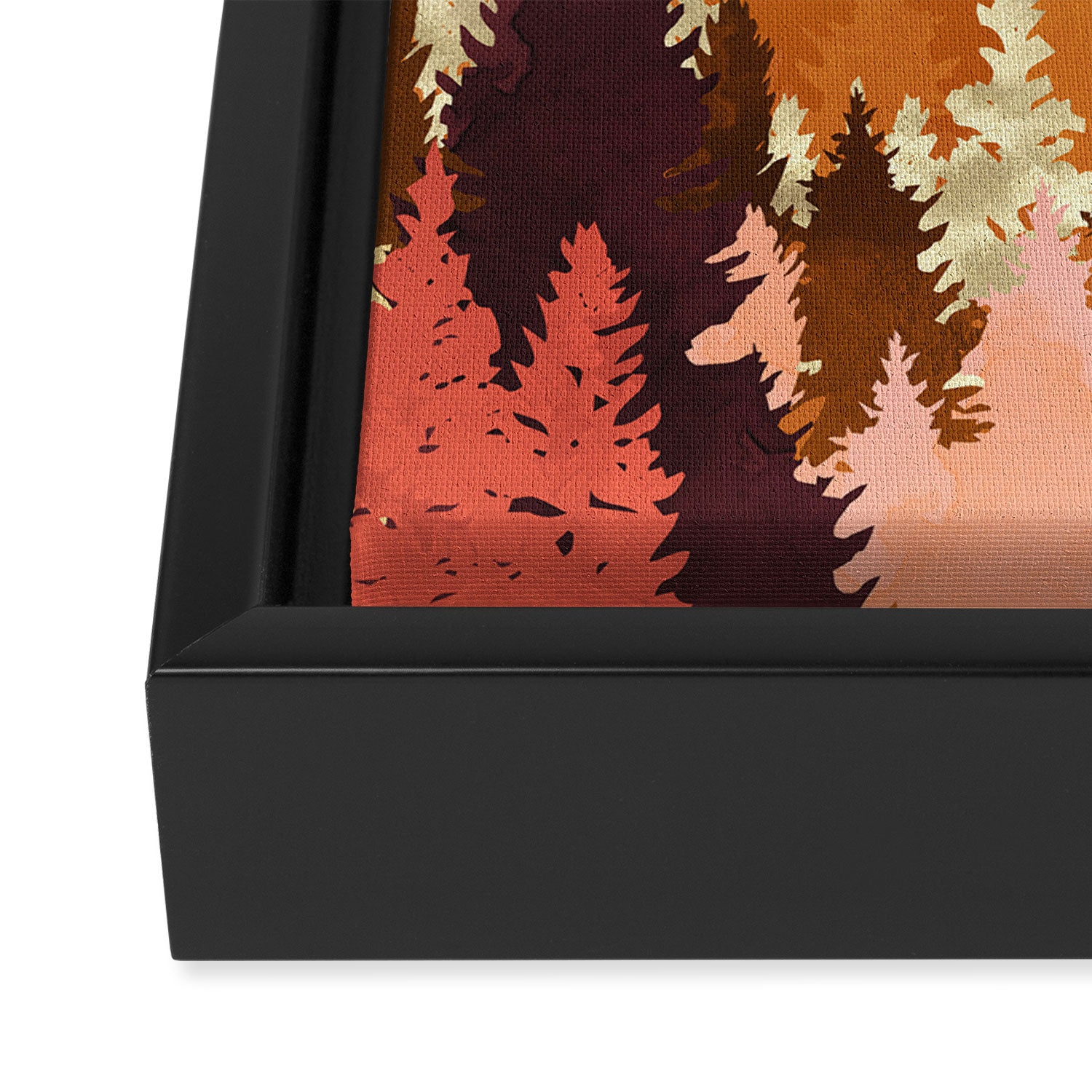 Autumn Forest Framed Canvas Print Gallery Image 3