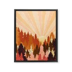 Autumn Forest Framed Canvas Print Gallery Image 8