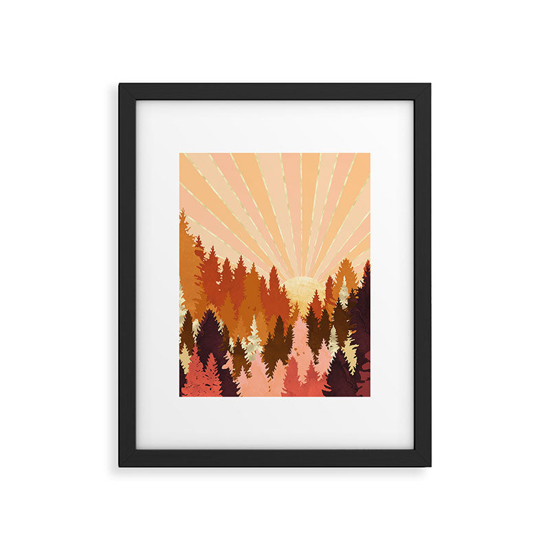 Autumn Forest Framed Art Print Gallery Image 6