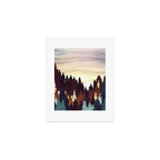 Autumn Forest Sunset Art Print Gallery Image 1