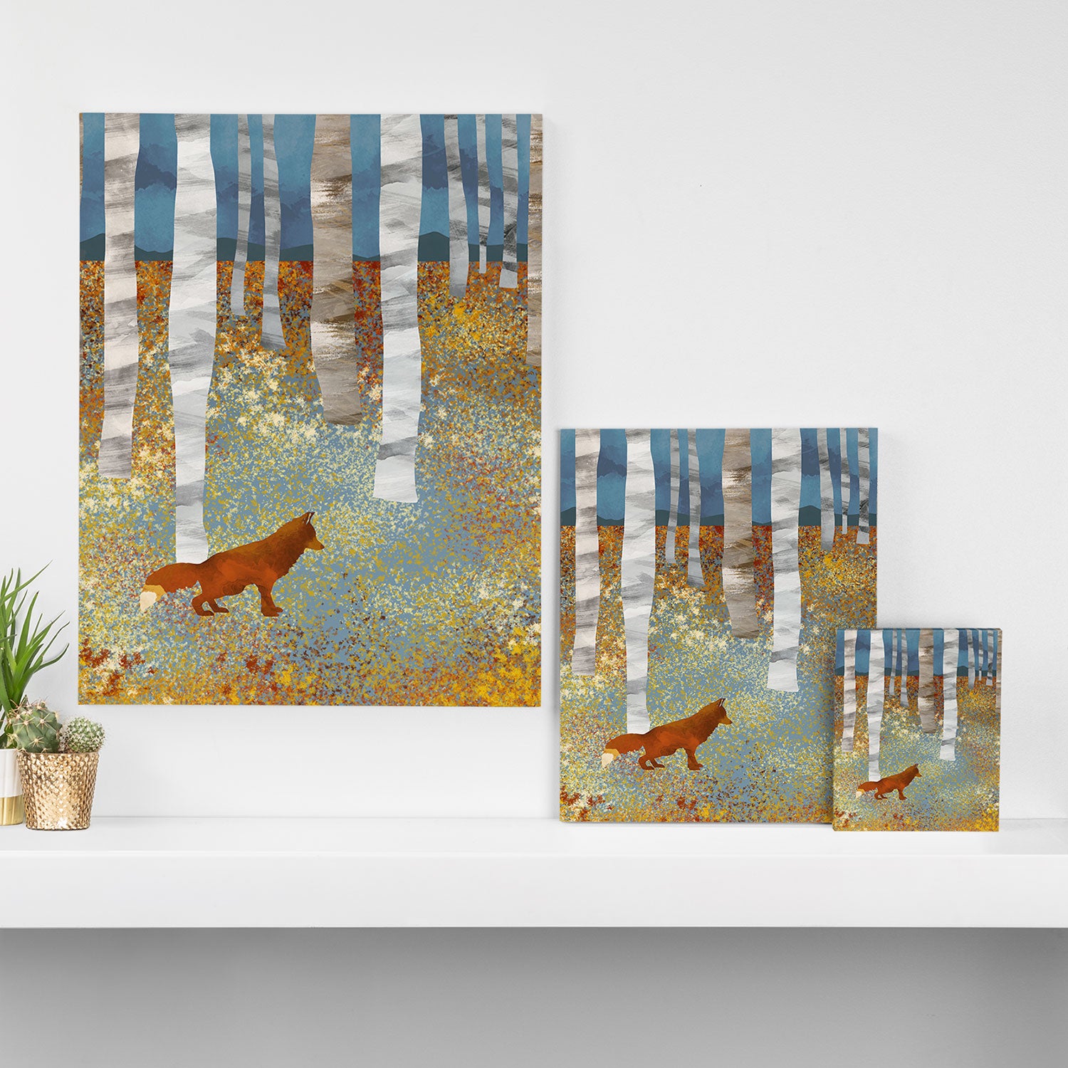 Autumn Fox Canvas Print Gallery Image 3