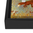 Autumn Fox Framed Canvas Print Gallery Image 3
