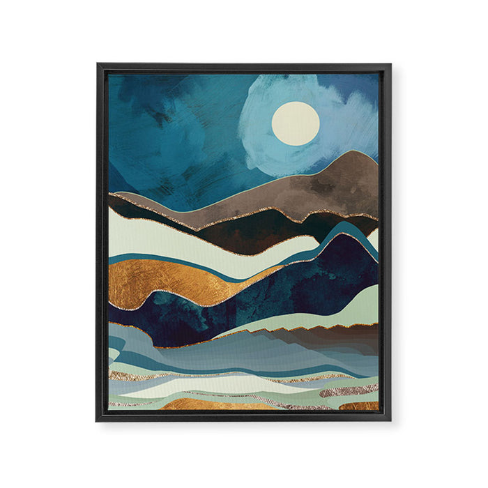 Autumn Hills Framed Canvas Print Gallery Image 1