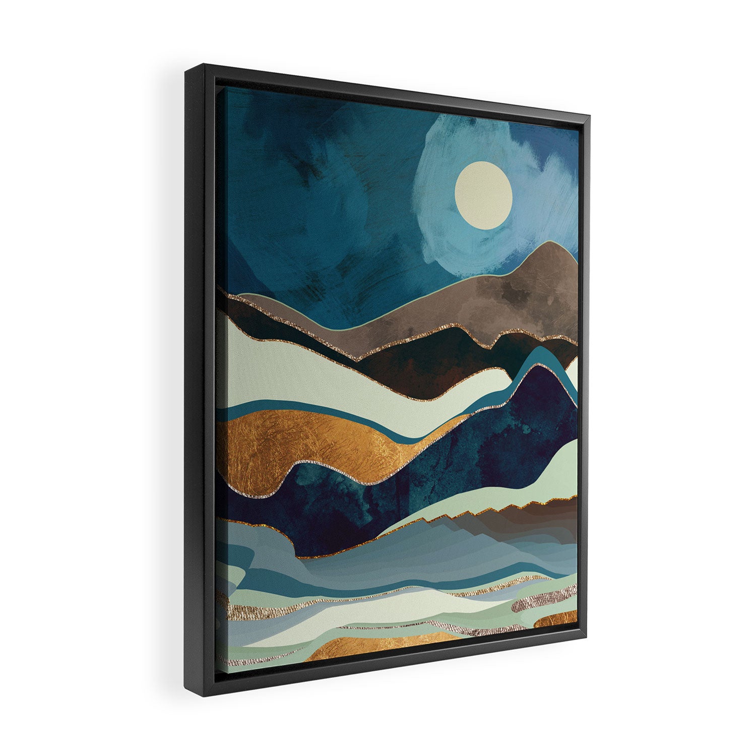 Autumn Hills Framed Canvas Print Gallery Image 2