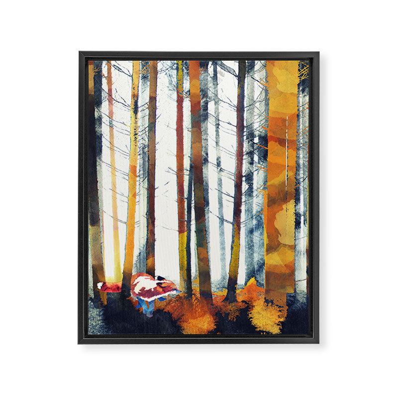 Autumn Hunt Framed Canvas Print Gallery Image 8