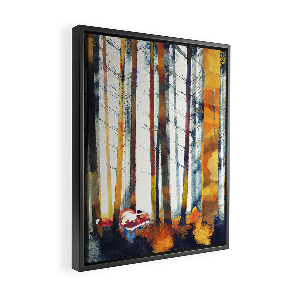 Autumn Hunt Framed Canvas Print Gallery Image 2