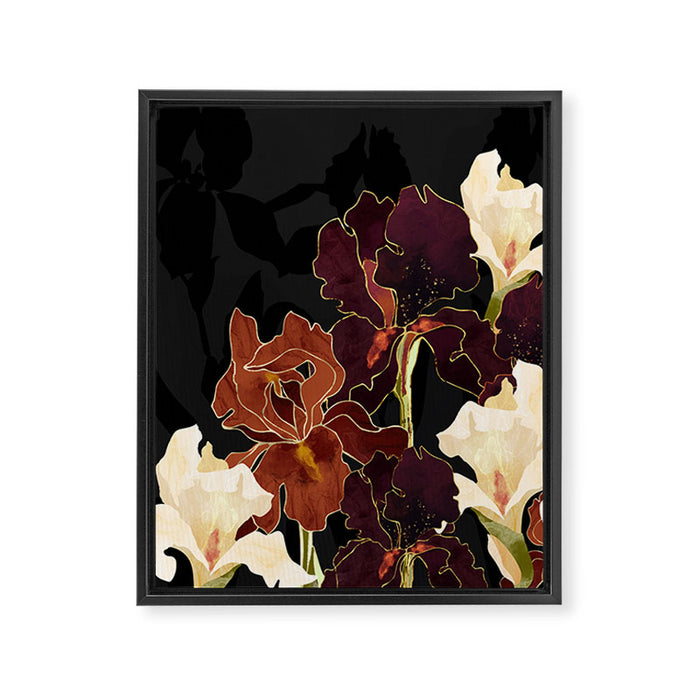 Autumn Iris Framed Canvas Print Gallery Image 1