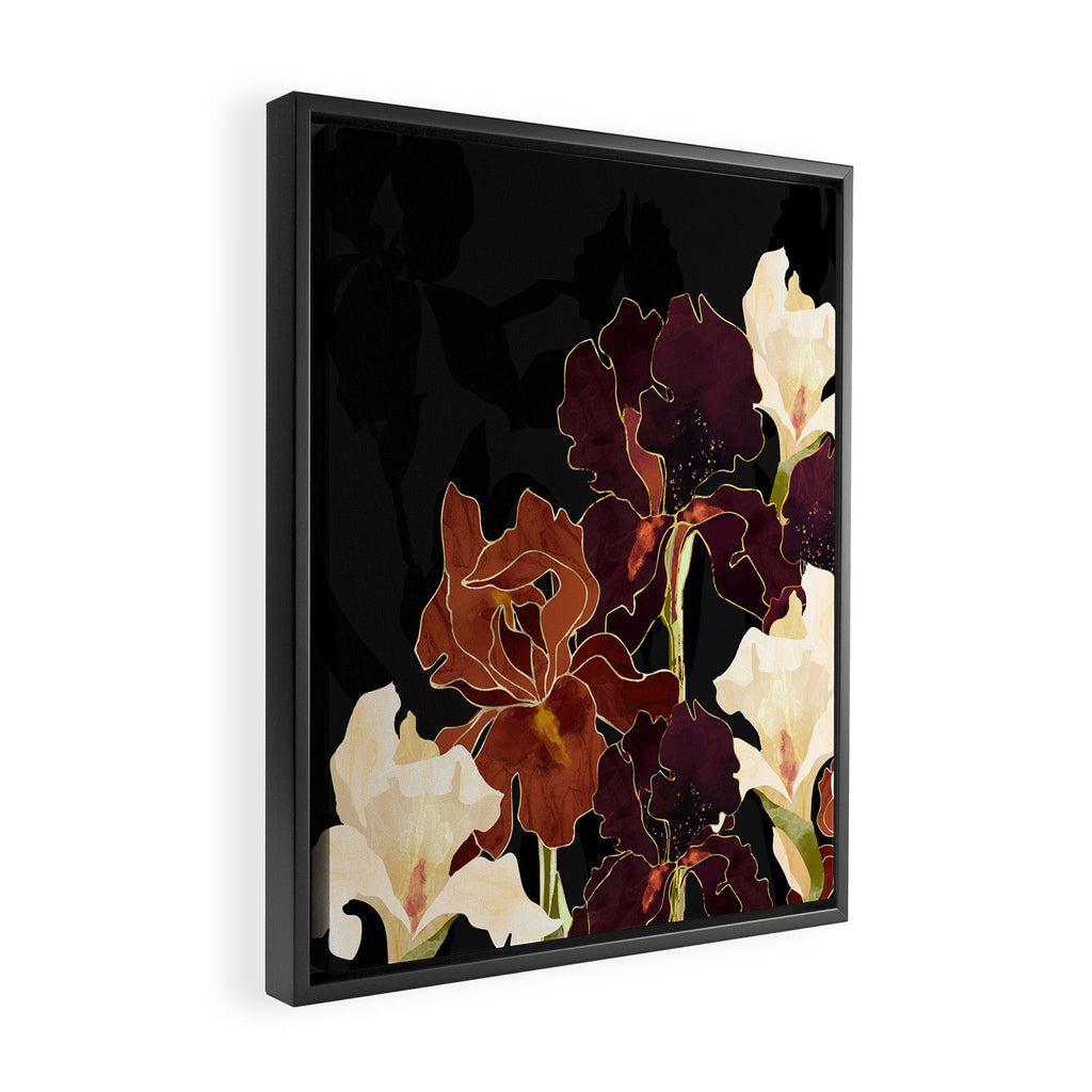 Autumn Iris Framed Canvas Print Gallery Image 2