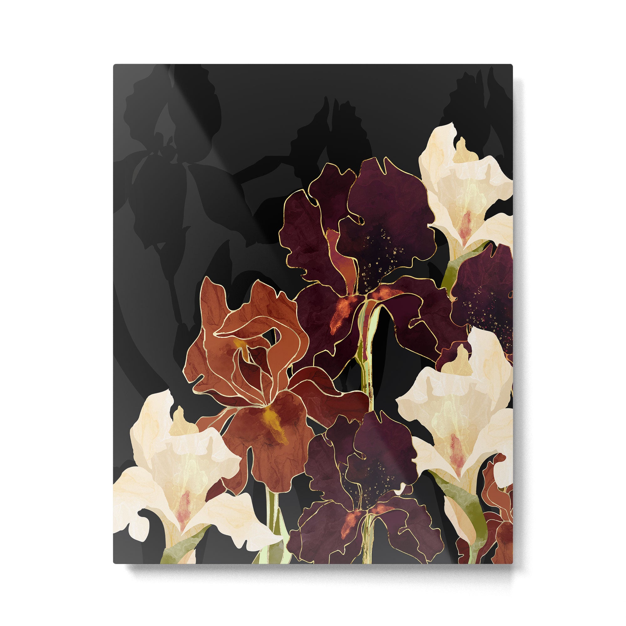 Autumn Iris Metal Print Gallery Image 6