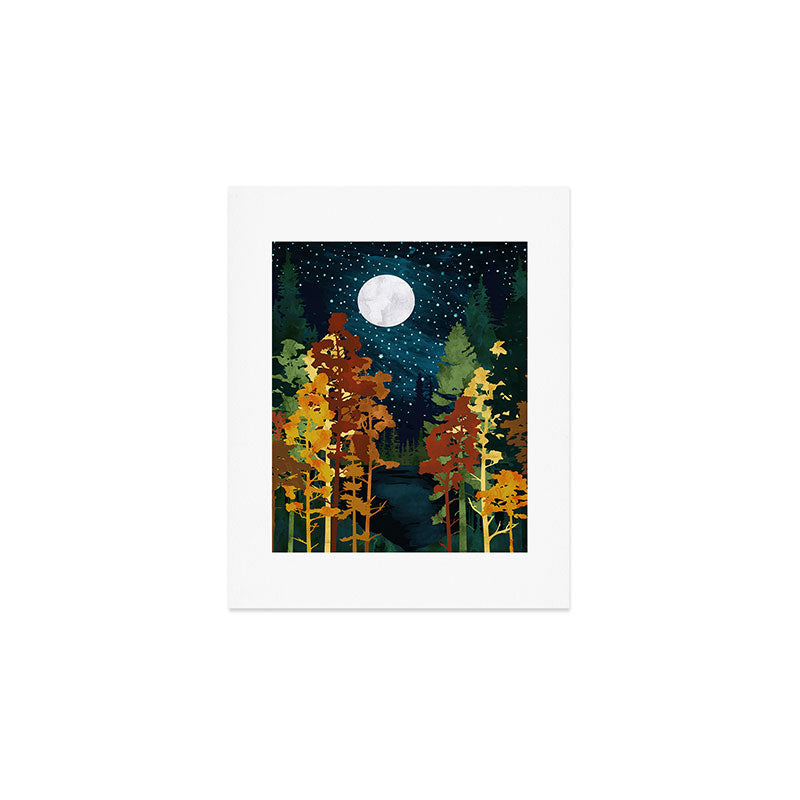 Autumn Lake Art Print Gallery Image 1