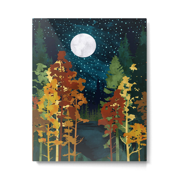 Autumn Lake Metal Print Gallery Image 1