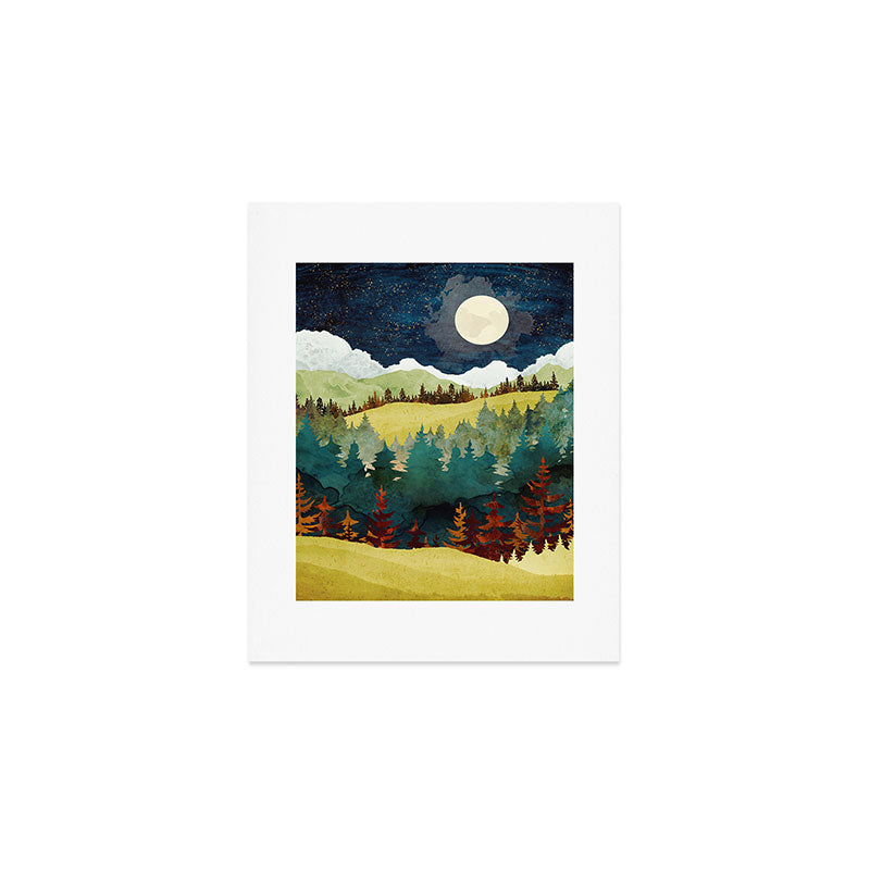 Autumn Moon Art Print Gallery Image 1