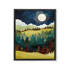 Autumn Moon Framed Canvas Print Gallery Image 8