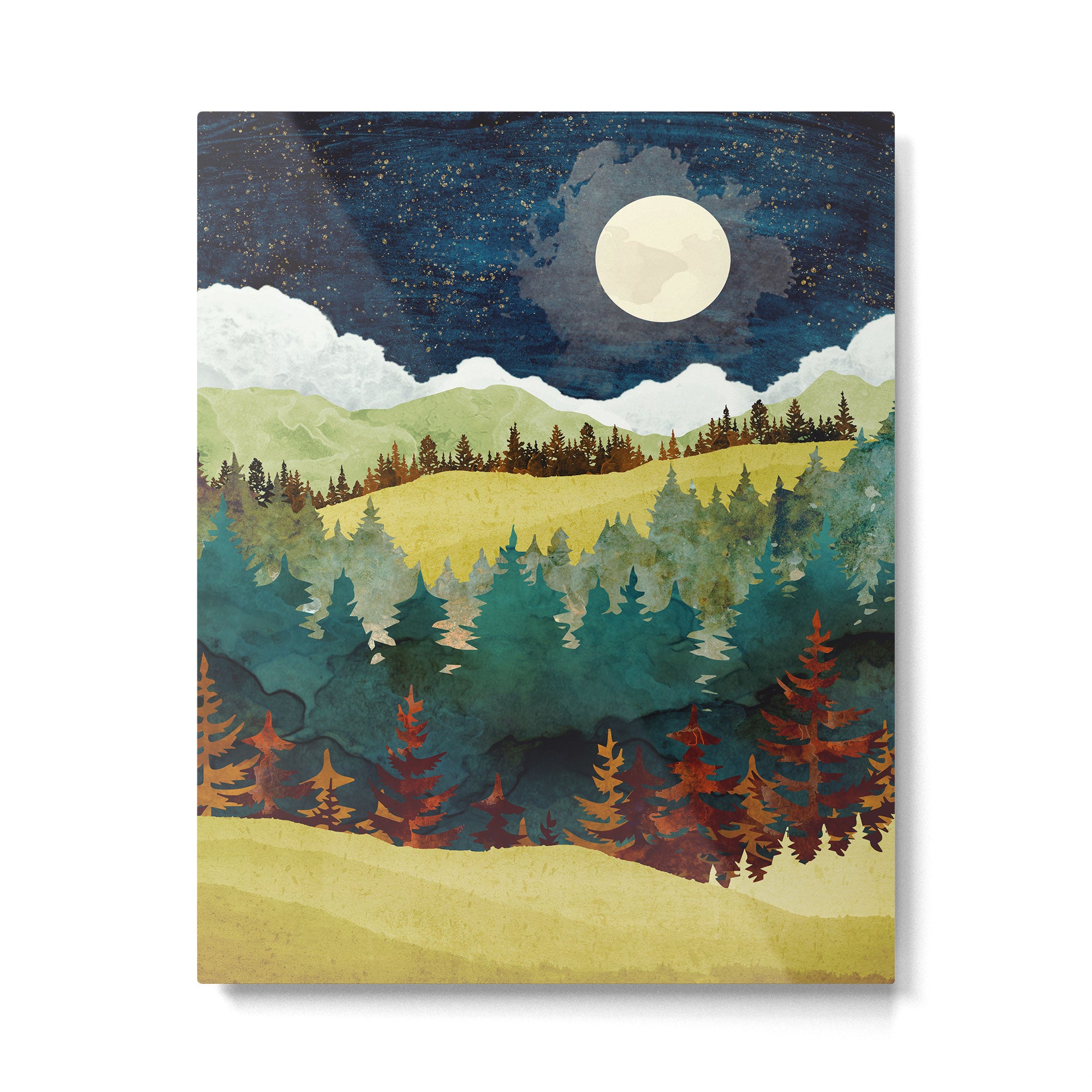 Autumn Moon Metal Print Gallery Image 6
