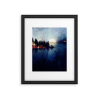 Autumn Moon Reflection Framed Art Print Gallery Image 6