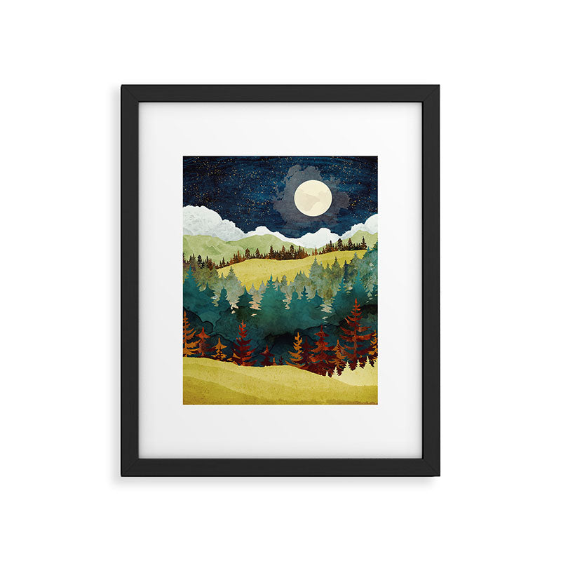 Autumn Moon Framed Art Print Gallery Image 6