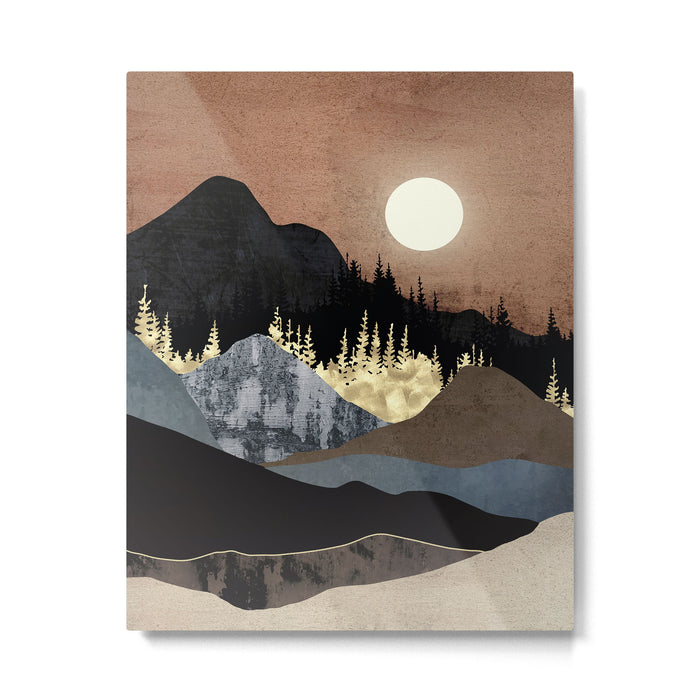 Autumn Mountains Metal Print Gallery Image 1