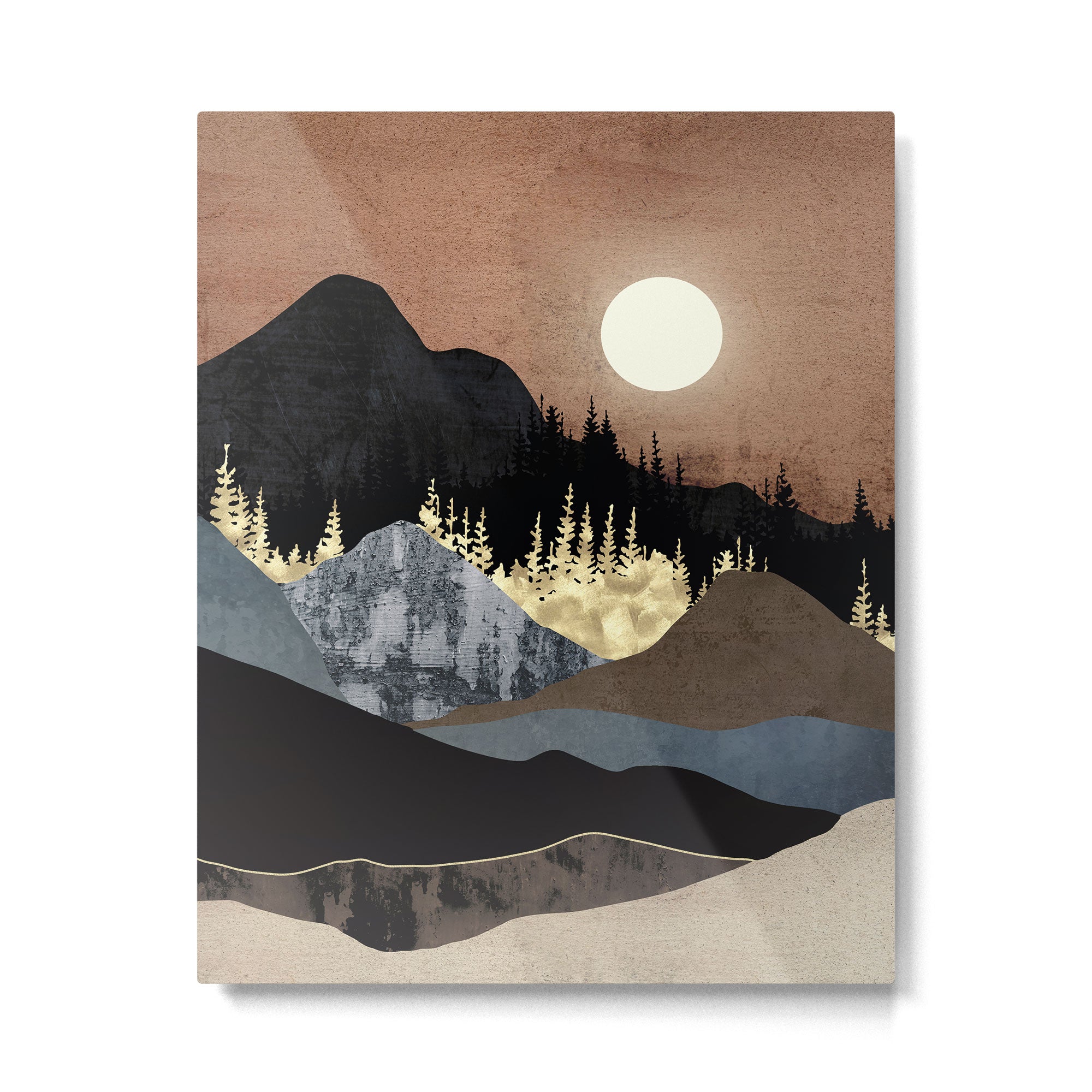 Autumn Mountains Metal Print Gallery Image 6