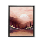 Autumn Reflection Framed Canvas Print Gallery Image 8