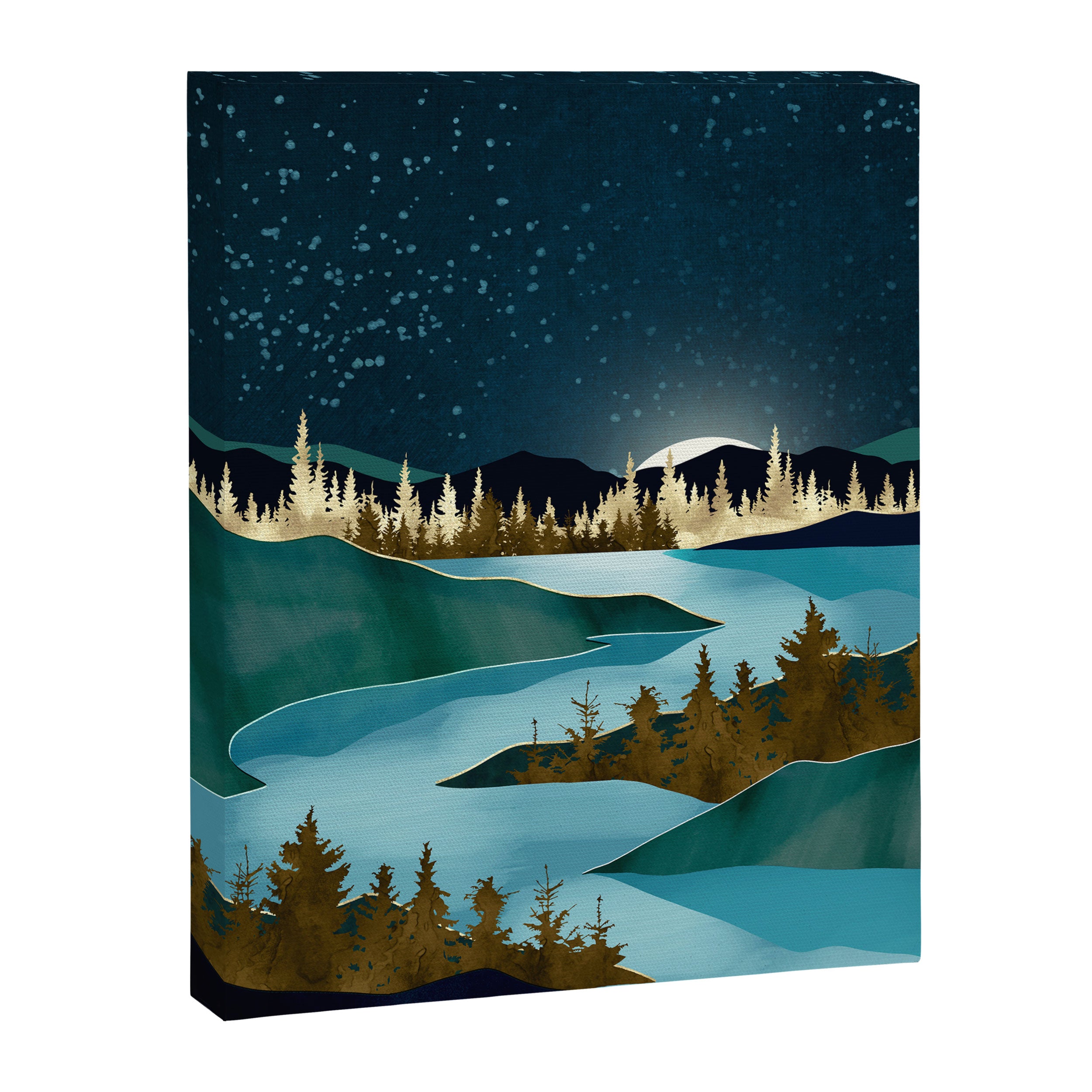 Autumn River Night Canvas Print Gallery Image 8