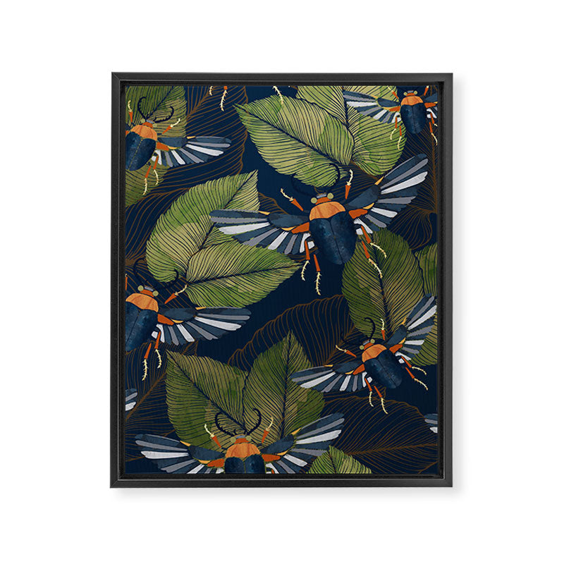Autumn Scarab Framed Canvas Print Gallery Image 8