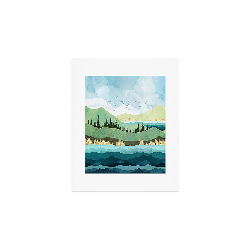 Autumn Shore Art Print Gallery Image 1