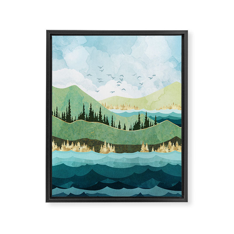 Autumn Shore Framed Canvas Print Gallery Image 8