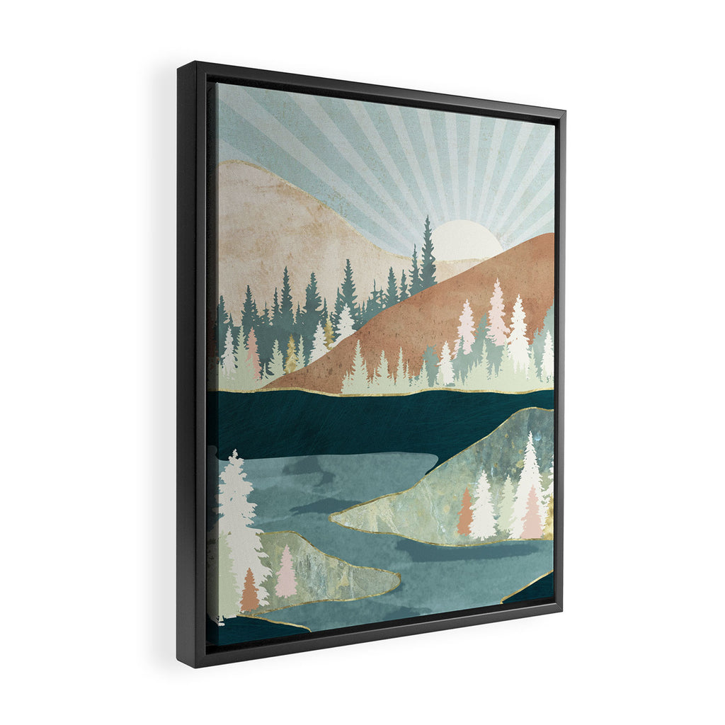 Autumn Sun Framed Canvas Print Gallery Image 2