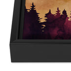 Autumn Sunset Framed Canvas Print Gallery Image 3