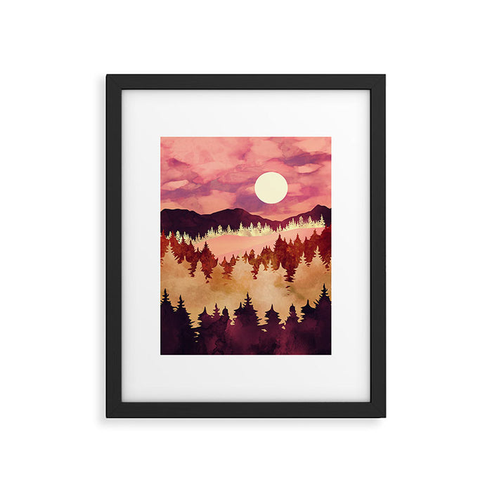 Autumn Sunset Framed Art Print Gallery Image 1